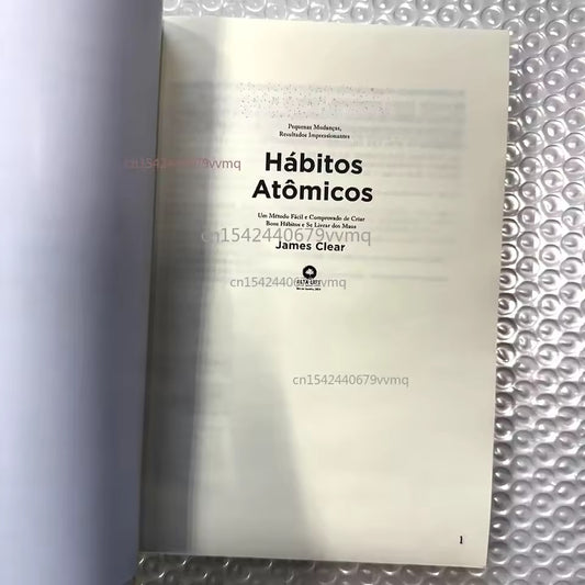 Atomic Habits By James Clear An Easy & Proven Way To Build Good Habits & Break Bad Ones Self-management Books (Portuguese Book)